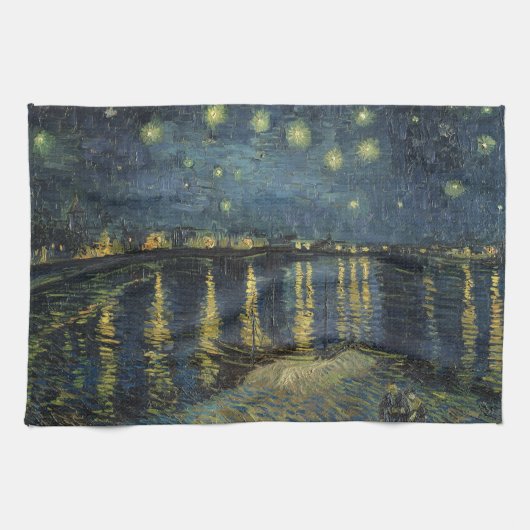 Vincent van Gogh | Sterrennacht over de Rijn Theedoek (Horizontaal)
