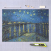 Vincent van Gogh - Sterrennacht over de Rijn Tissuepapier (Craft)