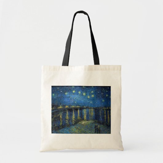 Vincent van Gogh - Sterrennacht over de Rijn Tote Bag (Voorkant)