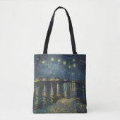 Vincent van Gogh | Sterrennacht over de Rijn Tote Bag (Voorkant)