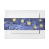 Vincent Van Gogh Sterrennacht over de Rijn Uitnodigingen Wikkel (Voorkant Voorbeeld)