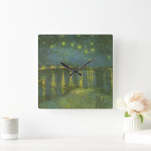 Vincent van Gogh - Sterrennacht over de Rijn Vierkante Klok (Huis)