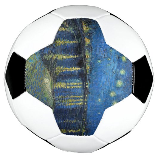 Vincent van Gogh - Sterrennacht over de Rijn Voetbal (Gedraaid)