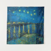 Vincent Van Gogh Sterrennacht over de Rijn Wandkleed (Voorkant)