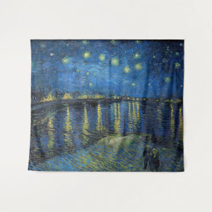 Vincent van Gogh - Sterrennacht over de Rijn Wandkleed