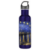 Vincent Van Gogh Sterrennacht over de Rijn Waterfles (Voorkant)