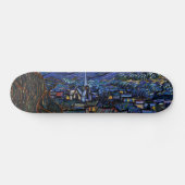 Vincent Van Gogh Sterrennacht Persoonlijk Skateboard (Horizontaal)