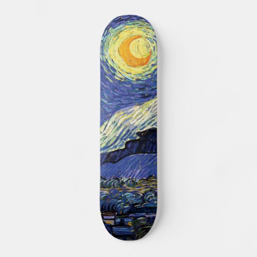 Vincent Van Gogh Sterrennacht Persoonlijk Skateboard (Voorkant)