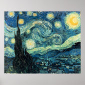 Vincent Van Gogh - Sterrennacht Poster (Voorkant)