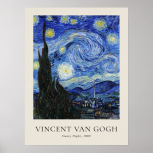 Vincent Van Gogh Sterrennacht Poster