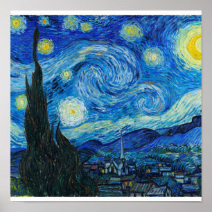 Vincent Van Gogh - Sterrennacht Poster