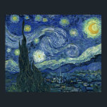 Vincent van Gogh Sterrennacht Poster<br><div class="desc">een enigszins gewijzigde Vincent van Gogh</div>