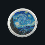 Vincent van Gogh, Sterrennacht Ring<br><div class="desc">Sterrennacht,  beroemd schilderij van Vincent van Gogh</div>