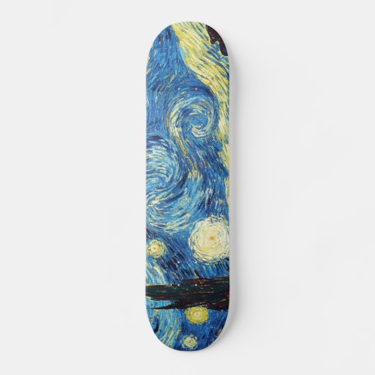 Vincent Van Gogh - Sterrennacht Skateboard (Voorkant)