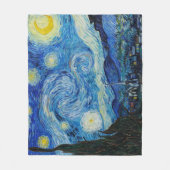 Vincent Van Gogh Sterrennacht Sky Fleece Blanket (Voorkant)