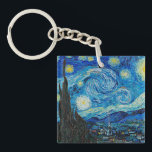 Vincent van Gogh, Sterrennacht Sleutelhanger<br><div class="desc">Sterrennacht,  beroemd schilderij van Vincent van Gogh</div>