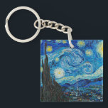 Vincent van Gogh, Sterrennacht Sleutelhanger<br><div class="desc">Sterrennacht,  beroemd schilderij van Vincent van Gogh</div>