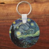 Vincent van Gogh - Sterrennacht Sleutelhanger (Voorkant)