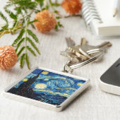 Vincent van Gogh - Sterrennacht Sleutelhanger (Zijkant)