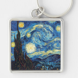 Vincent van Gogh - Sterrennacht Sleutelhanger