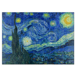 vincent van gogh sterrennacht snijplank