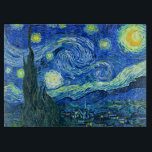 vincent van gogh sterrennacht snijplank<br><div class="desc">Van Gogh's beroemde schilderij,  "De Sterrennacht". Van Gogh schilderde tijdens zijn verblijf in het asiel van Saint Remy in de jaren tachtig de rolheuvels en de cyperbomen die hij uit zijn raam zag. Digitaal verbeterd door PixDezines. Copyright © 2008-2016 PixDezines.com™ en PixDezines™ op zazzle.com. Alle rechten voorbehouden.</div>