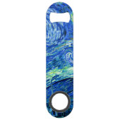 vincent van gogh sterrennacht speed flessenopener (Achterkant)