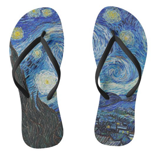 Vincent van Gogh, Sterrennacht Teenslippers (Voetbed)