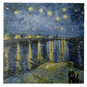 Vincent van Gogh - Sterrennacht Tegeltje