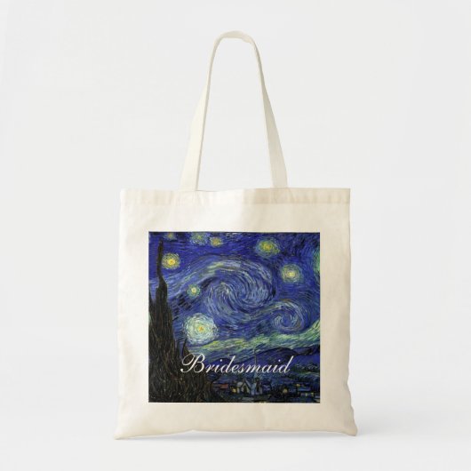 Vincent van Gogh, Sterrennacht Tote Bag (Voorkant)