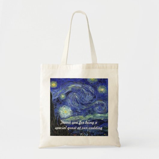 Vincent van Gogh, Sterrennacht Tote Bag (Voorkant)