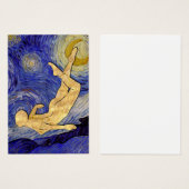 Vincent Van Gogh Sterrennacht Visitekaartje (Voorkant /achterkant)