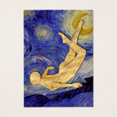 Vincent Van Gogh Sterrennacht Visitekaartje (Voorkant)