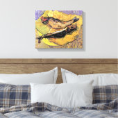 Vincent Van Gogh - still Life Bloaters Fine Art Canvas Afdruk (Insitu (Slaapkamer))