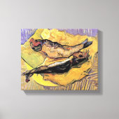 Vincent Van Gogh - still Life Bloaters Fine Art Canvas Afdruk (Voorkant)