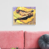 Vincent Van Gogh - still Life Bloaters Fine Art Canvas Afdruk (Insitu (Woonkamer))