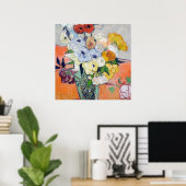 Vincent Van Gogh - still Life - Japanese Vase Poster (Thuiskantoor)