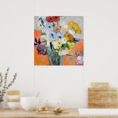Vincent Van Gogh - still Life - Japanese Vase Poster (Keuken)