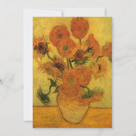 Vincent van Gogh still Life Vase met 15 zonnebloem