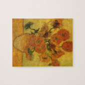 Vincent van Gogh still Life Vase met 15 zonnebloem Legpuzzel (Horizontaal)