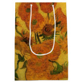 Vincent van Gogh still Life Vase met 15 zonnebloem Medium Cadeauzakje (Achterkant)