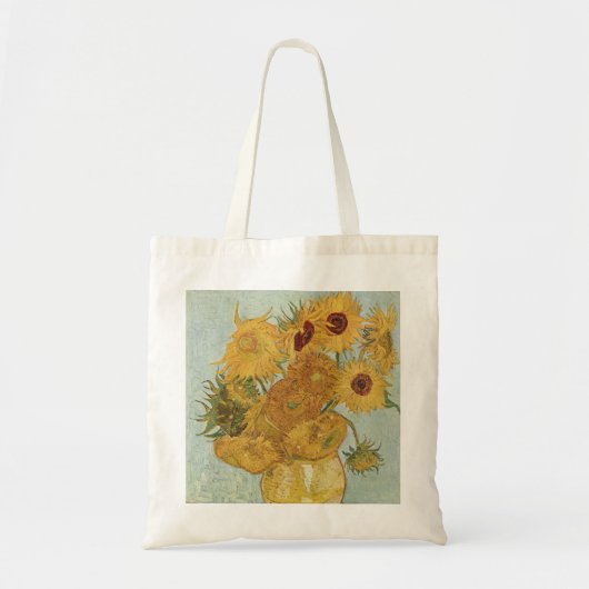 Vincent van Gogh still Life Vase met zonnebloemen Tote Bag (Voorkant)