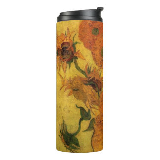 Vincent van Gogh Still Life Vase w 15 Sunflowers Thermosbeker