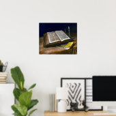 Vincent van Gogh Still Life with Bible Poster (Thuiskantoor)
