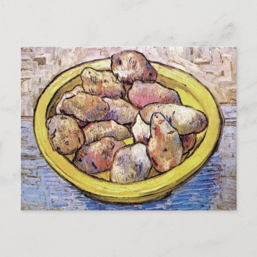 Vincent Van Gogh - Stilleven Aardappels Fijne Kuns Briefkaart (Voorkant)