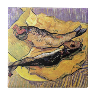 Vincent Van Gogh - Stilleven Bloaters Fijne Kunst Tegeltje