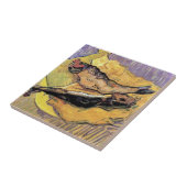 Vincent Van Gogh - Stilleven Bloaters Fijne Kunst Tegeltje (Zijkant)