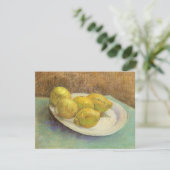 Vincent van Gogh - Stilleven citroenen op een Bord (Staand voorkant)