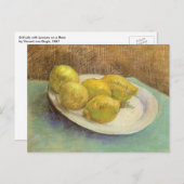 Vincent van Gogh - Stilleven citroenen op een Bord Briefkaart (Voorkant / Achterkant)