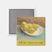 Vincent van Gogh - Stilleven citroenen op een Bord Magneet (Voorkant / Achterkant)